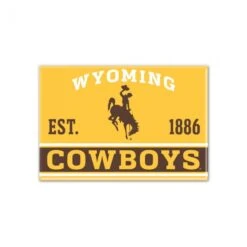 Wyoming Cowboys Metal Magnet
