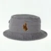 Wyoming Cowboys Relaxed Twill Bucket Hat – Washed Grey