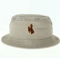 Wyoming Cowboys Relaxed Twill Bucket Hat – Khaki
