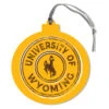 Wyoming Cowboys Round Ornament – Gold