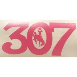 Wyoming Cowboys 307 6″ Wide Decal – Pink