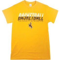 Wyoming Basketball S/S Tee – Gold