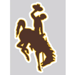 Wyoming Cowboys 6″ Bucking Horse Magnet