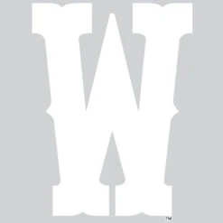 Wyoming Cowboys 3″ W Vinyl Decal – White