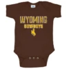 Wyoming Cowboys Infant Onesie – Brown