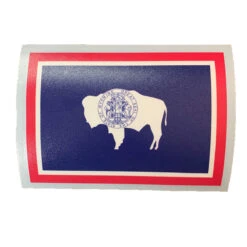 Wyoming State Flag 2×3 Decal