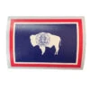 Wyoming State Flag 4×6 Decal