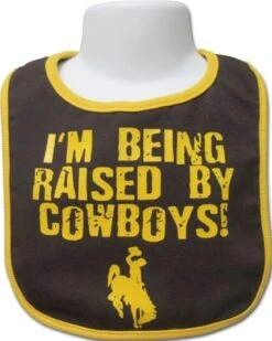 Wyoming Cowboys Bib – Brown