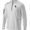 Wyoming Cowboys Omni-Wick Shotgun ¼ Zip Pullover – White