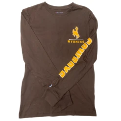 Wyoming Cowboys Stadium L/S Tee β Brown