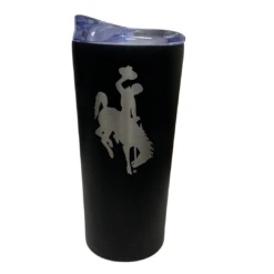 Wyoming Cowboy 20 Oz Tumbler – Black