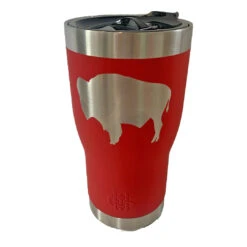 Wyoming State Flag 20oz 2in1 Insulated Tumbler – Red