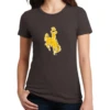Wyoming Cowboys Women’s District Perfect Blend Tee – Brown