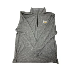 Wyoming Cowboys Champion 1/4 Zip Jacket – Heather Grey
