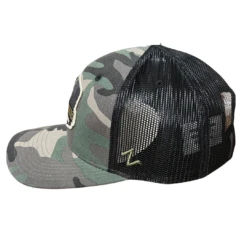 Wyoming Cowboys Pickett Adjustable Hat – Green Camo/Black -Wyoming Sportswear 60226 2