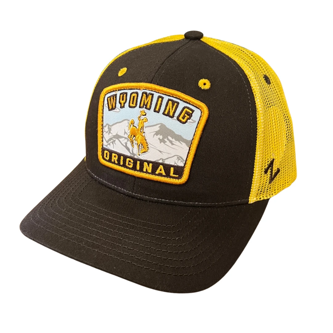 Wyoming Cowboys Rabble Rouser Adjustable Hat – Brown/Gold