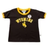 Wyoming Cowboys Infant Ringer Tee – Brown/Gold