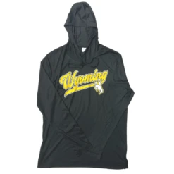 Wyoming Cowboys Hooded L/S Tee – Black