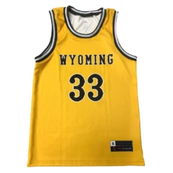 Wyoming Cowboys Ike #33 Basketball Jersey – Gold