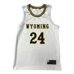 Wyoming Cowgirls Olson #24 Basketball Jersey – White