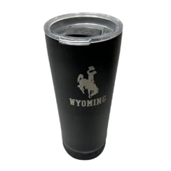 Wyoming Cowboys Speaker 18 Oz. Tumbler – Black