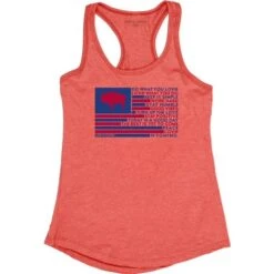 Wyoming Cowboys Women’s State Flag Tank – Red