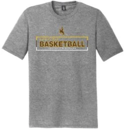 Wyoming Cowgirls 2021 Basketball Tee – Grey Frost