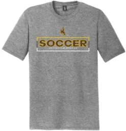 Wyoming Cowgirls 2021 Soccer Tee – Grey Frost