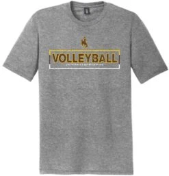 Wyoming Cowgirls 2021 Volleyball Tee – Grey Frost