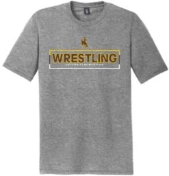 Wyoming Cowboys 2021 Wrestling Tee – Grey Frost