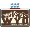 Wyoming WYO Established Decal