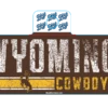Wyoming Cowboys Roll It Decal – Brown
