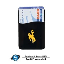 Wyoming Cowboys Self Adhesive Cell Phone ID Case – Black