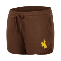 Wyoming Cowboys Women’s Recycled Pocket Short – Brown