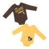 Wyoming Cowboys Infant Dorays Onesies – Brown/Gold