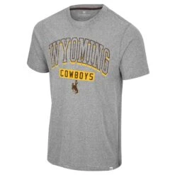 Wyoming Cowboys Yeah You Blend S/S Tee – Heather Grey