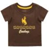 Wyoming Cowboys Infant S/S Tee – Brown