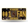Wyoming Cowboys #1 Fan Metal Tag