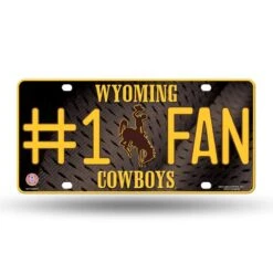 Wyoming Cowboys #1 Fan Metal Tag