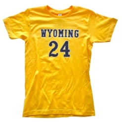 Wyoming Cowboys Hunter Maldonado Jersey #24 S/S Tee – Gold