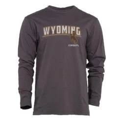 Wyoming Cowboys Soft Wash L/S Tee – Black
