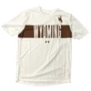 UA Wyoming Cowboys Stripe S/S Tee – White