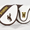 Wyoming Cowboys Mallet Putter Cover – White/Brown