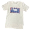One Wyoming State Flag S/S Tee – White