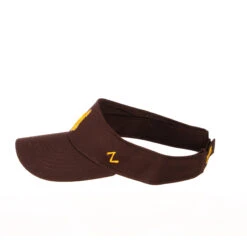 Wyoming Cowboys Visor – Brown -Wyoming Sportswear WYOVSR0020 Straight Left scaled 1
