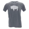 Wyoming Buffalo Burnout S/S Tee – Navy