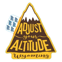 Wyoming Cowboys Adjust Your Altitude Decal