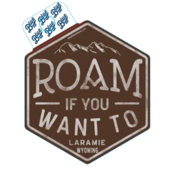 Wyoming Cowboys Roam Decal