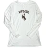 Wyoming Cowboys Women’s Arc L/S Tee – White
