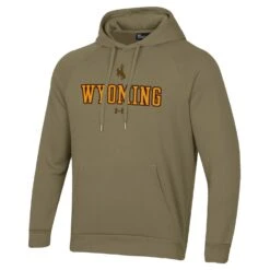 UA Wyoming Cowboys All Day Hood – Federal Tan